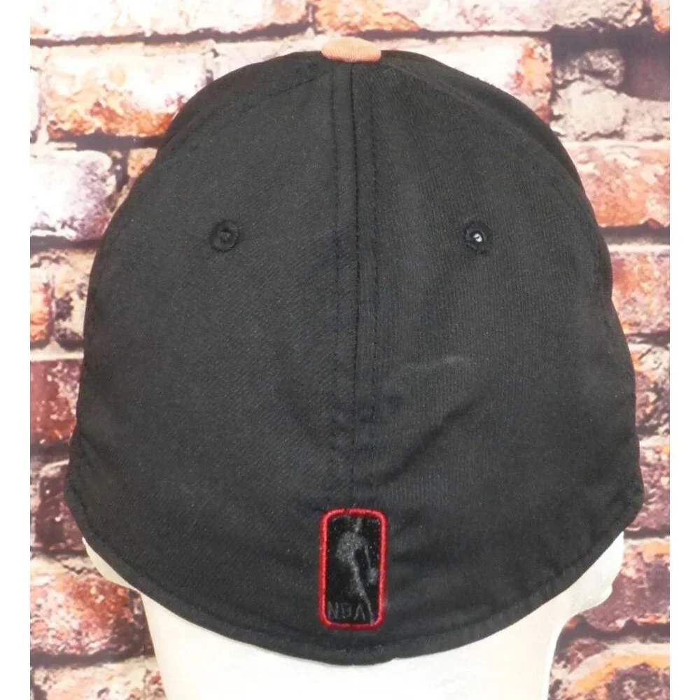Adidas Miami Heat NBA Black & Red Fitted Cap S/M‎